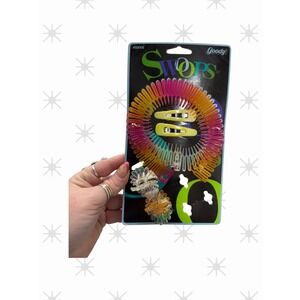 Goody Swoops Hair Accessories Set Spiral Ponytail Holders Clips Vintage 90s